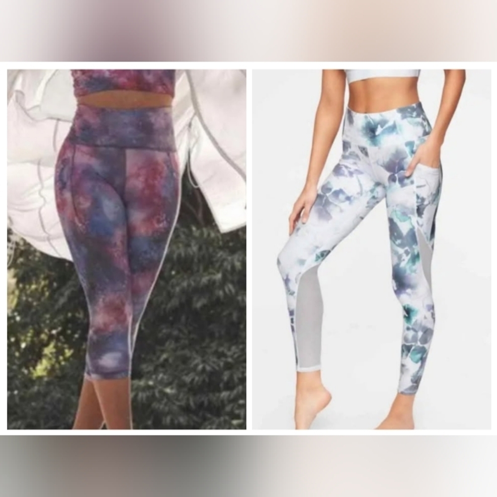 Bundle Lot of 2 Athleta Leggings Women's Size XS